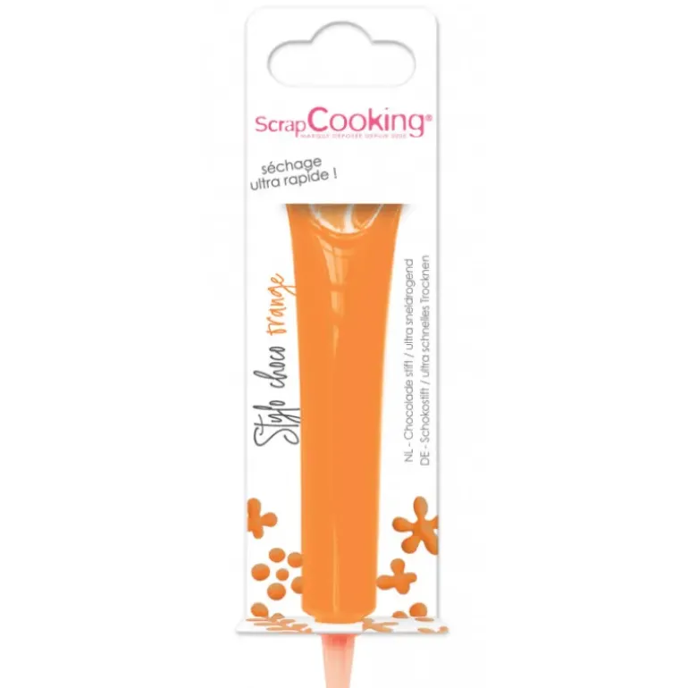 Stylo Chocolat Orange 25 g ScrapCooking