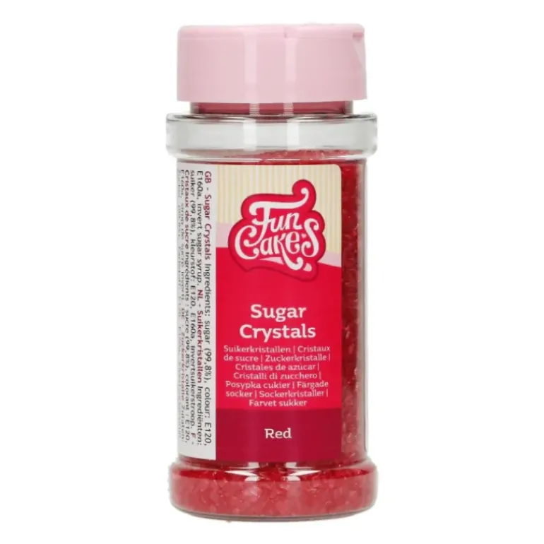 Sucre coloré Rouge 80g Funcakes