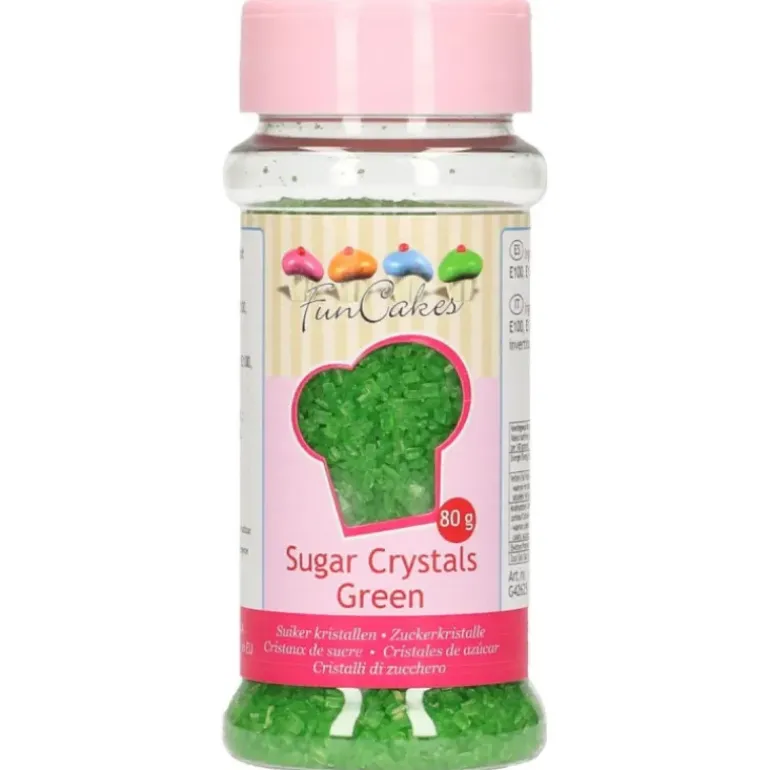 Sucre coloré Vert 80g Funcakes