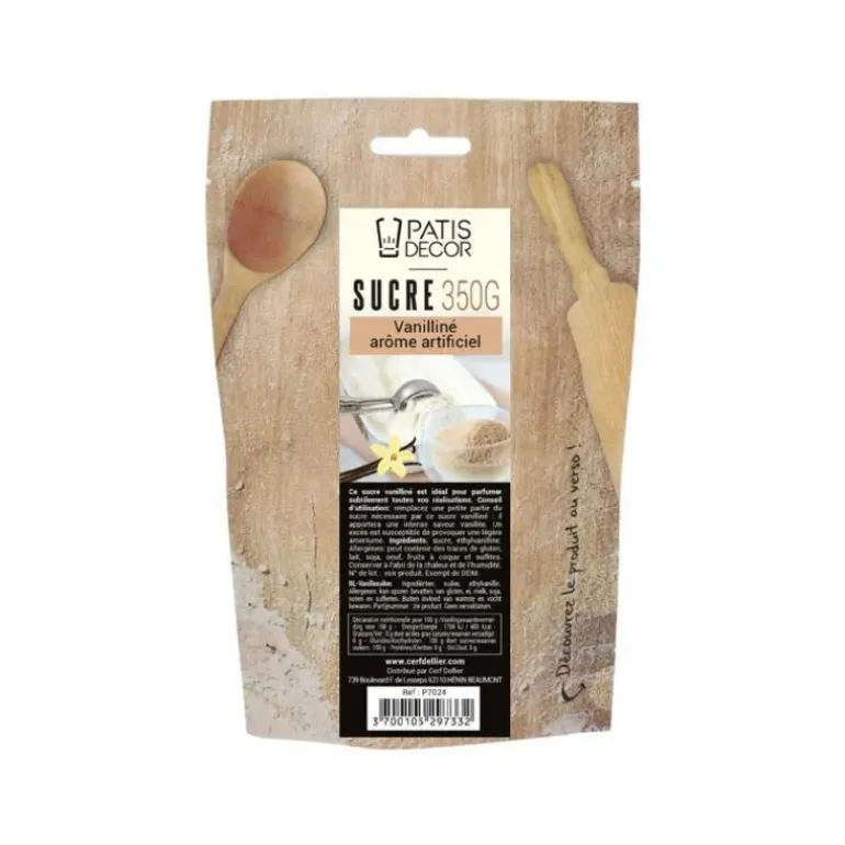 Sucre Vanilliné 350 g Patisdécor