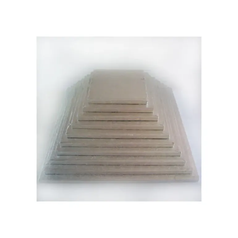 Support Gâteau Carré 40 x 1 cm Argenté Funcakes