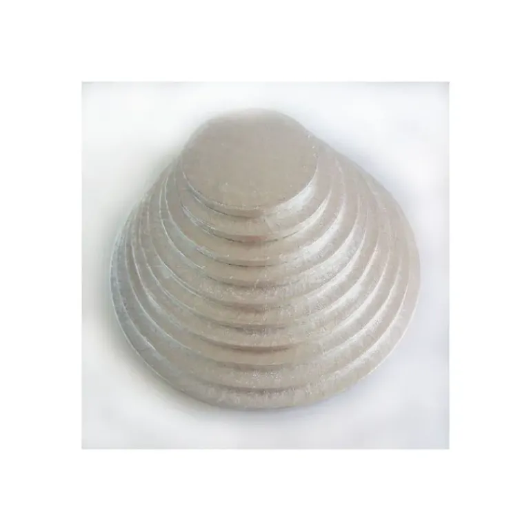 Support Gâteau Rond Ø 17,5 x 1 cm Argenté Funcakes