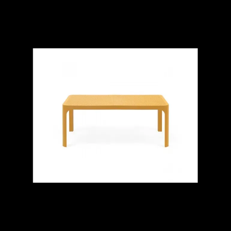 Table Basse en Résine 60 x 100 cm Moutarde Net Nardi