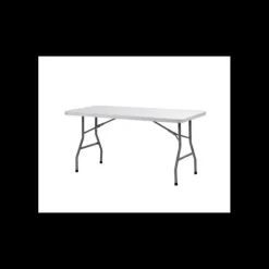 Table Rectangulaire Blanche 6 Personnes Congrès Lyrose