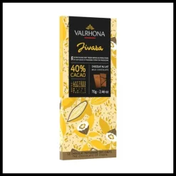 Tablette de Chocolat au Lait Jivara 40% 70 g Valrhona