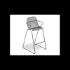Tabouret en Acier avec Assise Résine Gris Pavement Ramatuelle 73’ Grosfillex