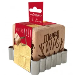 Tampon Biscuit Noël et Emporte-Pièce Scrapcooking