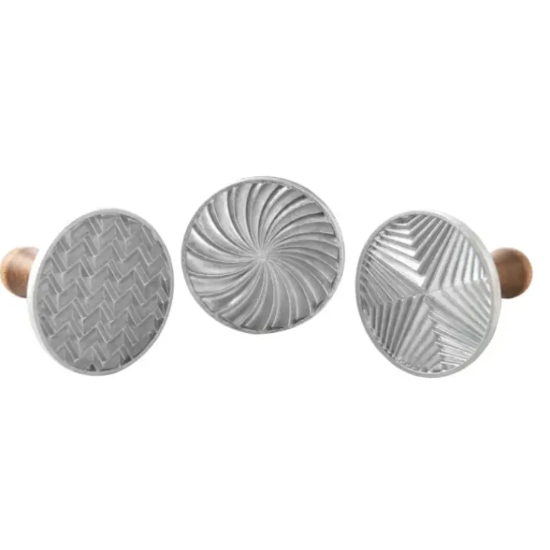 Tampons à Biscuits et Cookies Ronds Geo (x3) Nordic Ware