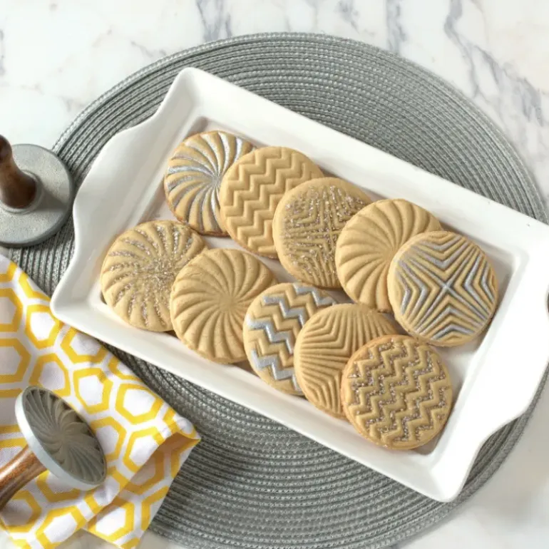 Tampons à Biscuits et Cookies Ronds Geo (x3) Nordic Ware