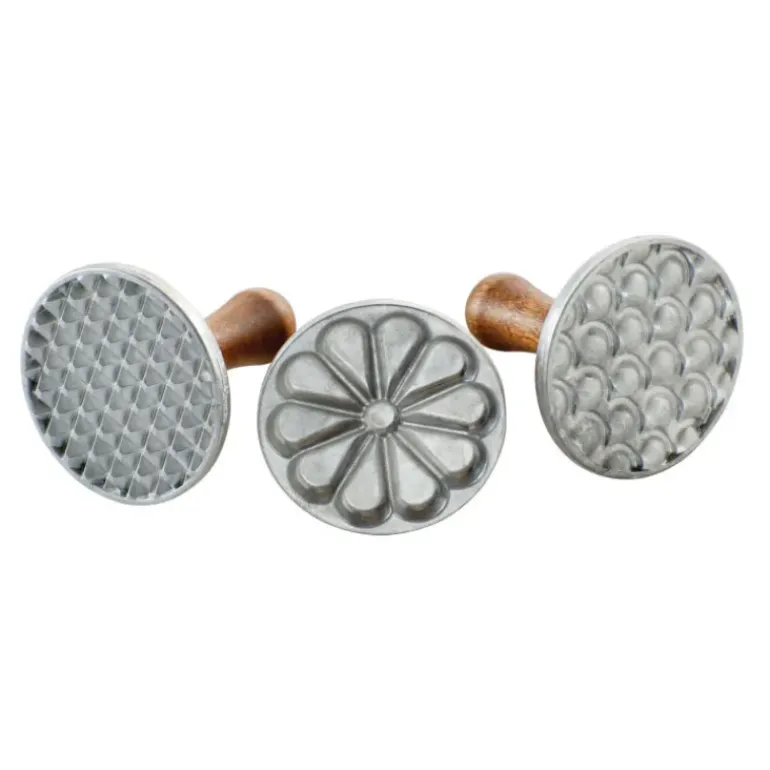 Tampons à Biscuits et Cookies Ronds Heirloom (x3) Nordic Ware