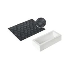 Tapis Décor Bûche Matelassé Silicone SilikoMart Professional