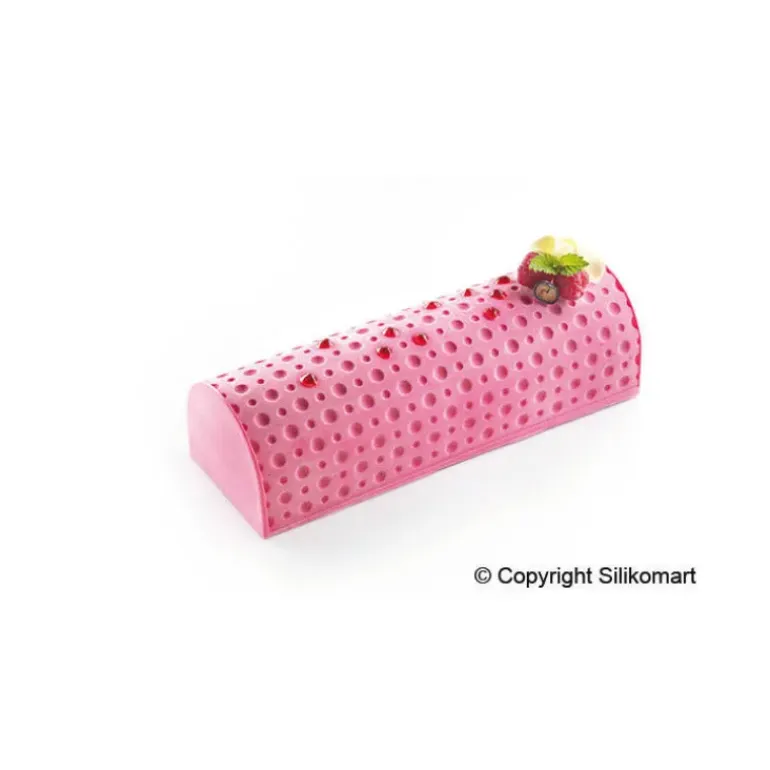 Tapis Décor Bûche Pois Silicone SilikoMart Professional
