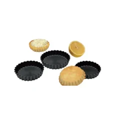 Tartelette Cannelée 10 cm x H 2 cm Exoglass® (x12)