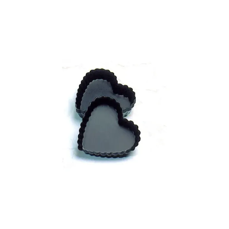 Tartelette Coeur Moule Anti-adhésif x12