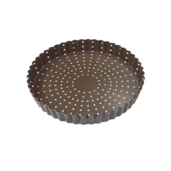 Tourtière perforée Ø 22 cm - anti-adhérent Gobel