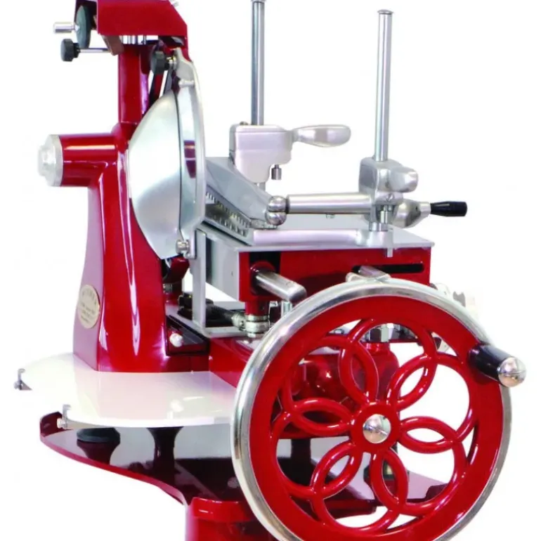Trancheuse à Jambon Manuelle Rétro Rouge 250 mm Wismer