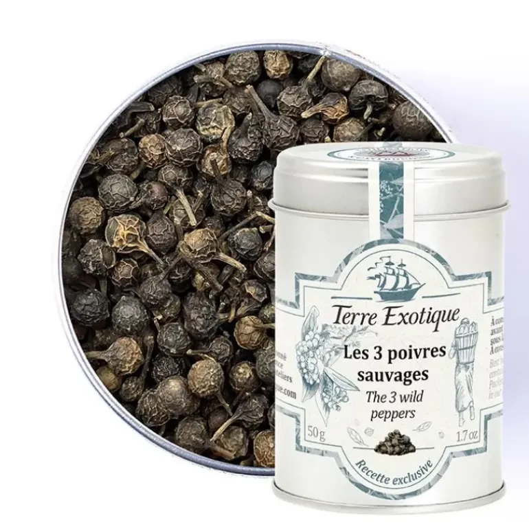 Trois Poivres Sauvages 50 g Terre Exotique