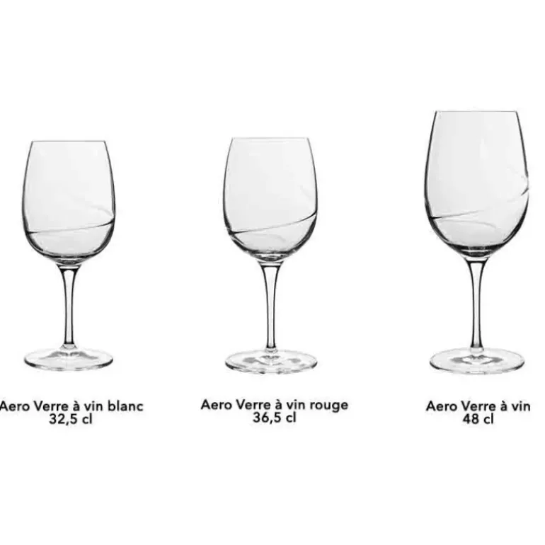 Verre à Vin Rouge 36.5 cl (x6) Luigi Bormioli AERO