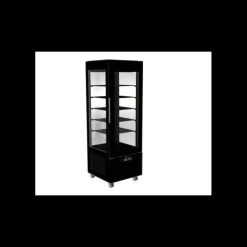 Vitrine Réfrigérée Verticale Bi Température 350 L Noire Pv Labo Concept