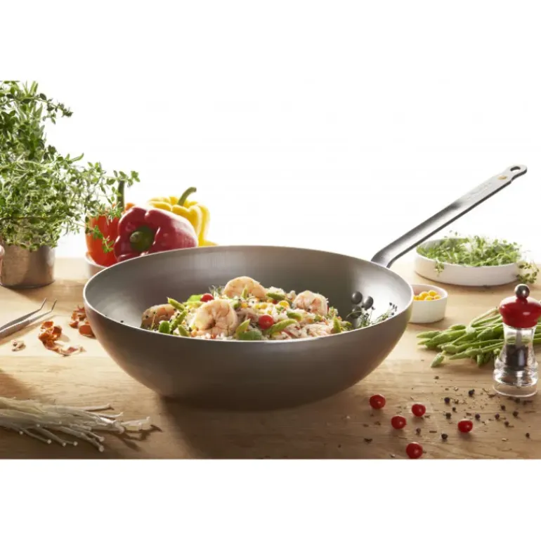 Wok Bombé Ø 32 cm Mineral B De Buyer