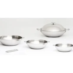 Wok Casteline Ø 20 cm Manche Amovible Inox Cristel