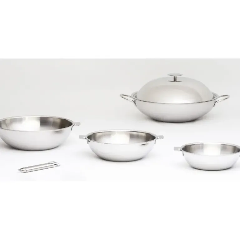 Wok Casteline Ø 20 cm Manche Amovible Inox Cristel