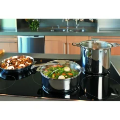 Wok Casteline Ø 24 cm Manche Amovible Inox Cristel